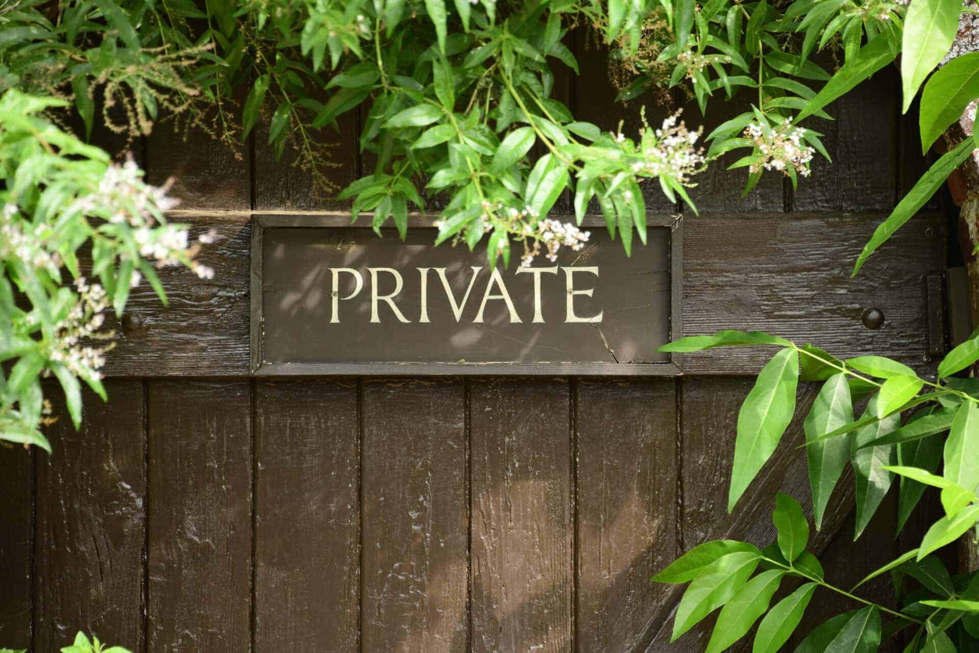 Privatgärten